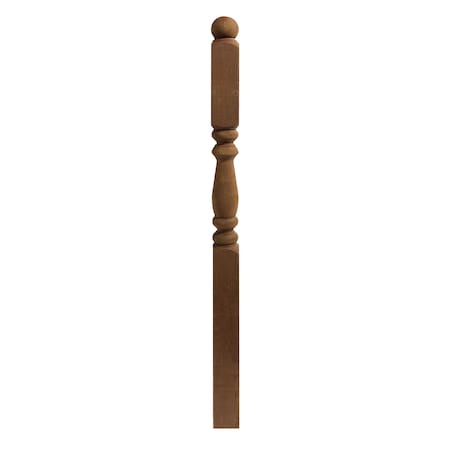 Nuvo Iron Brown Pressure Treated 4in x 4in x 54in Decorative Newel Post BRTNDP